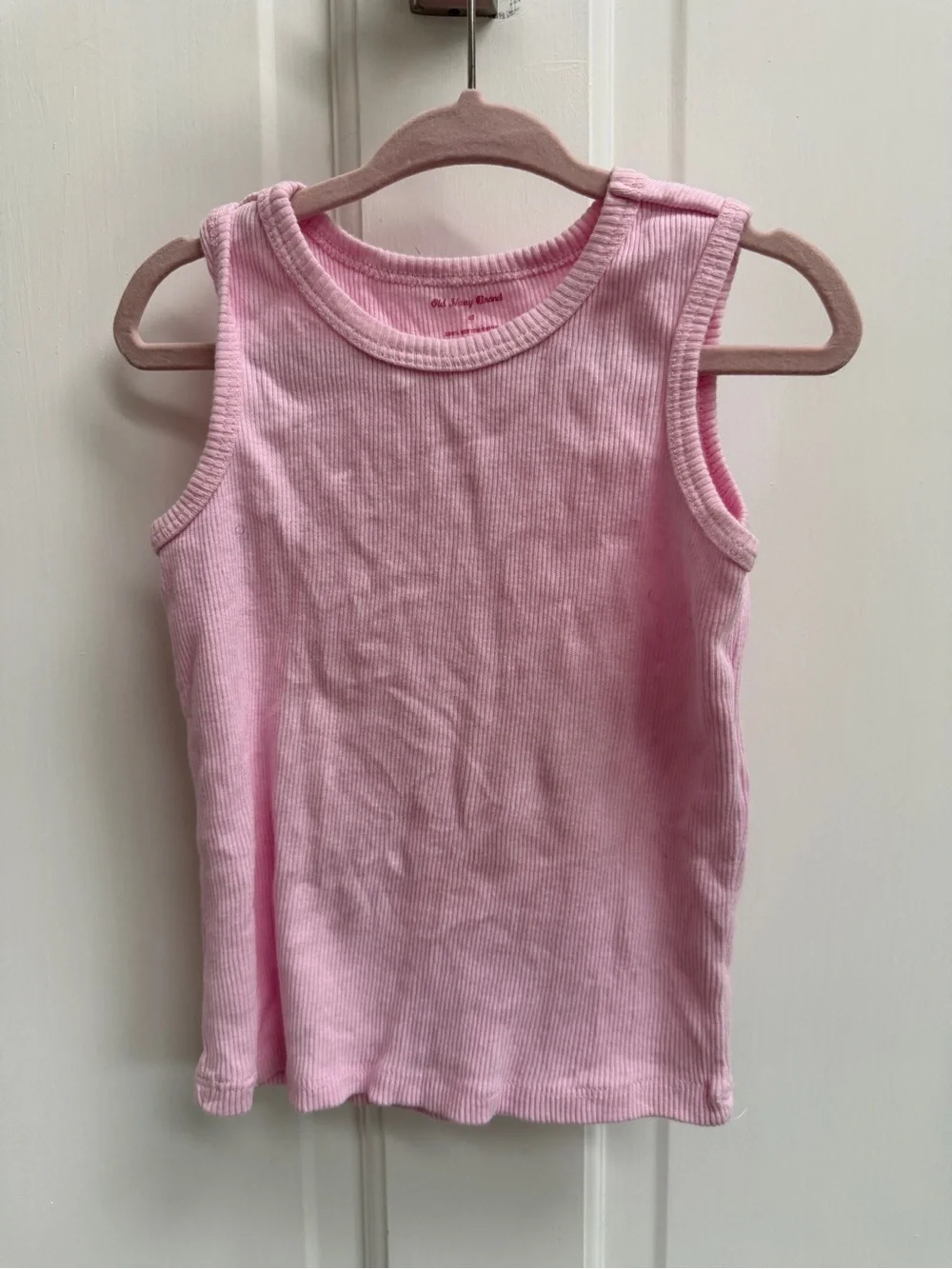 Old Navy 4T Girls Pink Ribbed Tank Top Shirt Blouse